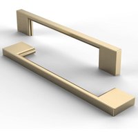 Petites Ecrevisses - 10 Stück Schubladengriffe Moderne Türgriffe Möbelgriffe für Schränke Kommode mit Schrauben Gold - 128mm von PETITES ECREVISSES