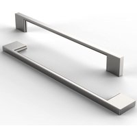 Petites Ecrevisses - 10 Stück Schubladengriffe Moderne Türgriffe Möbelgriffe für Schränke Kommode mit Schrauben Gebürstetes Nickel - 192mm von PETITES ECREVISSES