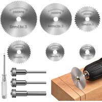 10 Stück hss Kreissägeblätter Sägeblatt für Dremel mit 1/8 Zoll Schaft Trennscheiben zum Holz Kunststoff Metall von PETITES ECREVISSES