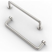 Petites Ecrevisses - 10er Set Schrankgriffe Bohrlochabstand Möbelgriff Silber Küchengriffe Schubladengriffe mit Schrauben - 128mm von PETITES ECREVISSES