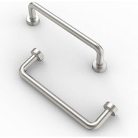 Petites Ecrevisses - 10er Set Schrankgriffe Bohrlochabstand Möbelgriff Silber Küchengriffe Schubladengriffe mit Schrauben - 96mm von PETITES ECREVISSES