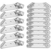 Petites Ecrevisses - 16 Stk Winkelverbinder Edelstahl Dreiecksstütze Winkel Klammern Dreieck Form Ecke Klamm Möbelbefestigung Reparatur Platte Petites Ecrevisses - 16 Stk Winkelverbinder Edelstahl Dreiecksstütze Winkel Klammern Dreieck Form Ecke Klamm Möbelbefestigung Reparatur Platte von PETITES ECREVISSES