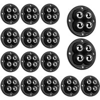 Petites Ecrevisses - 16 Stück Mini Möbelrollen 4 Kugeln Kugelrollen 360 Grad Drehung Universalrad Möbeltransfer für Mülleimer Lagerkästen Regale Petites Ecrevisses - 16 Stück Mini Möbelrollen 4 Kugeln Kugelrollen 360 Grad Drehung Universalrad Möbeltransfer für Mülleimer Lagerkästen Regale von PETITES ECREVISSES