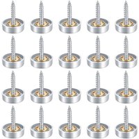 20 Sätze Spiegelschrauben Gebürsteter Edelstahl 20mm Zierschrauben Glasmöbel Dekoration 20 Sätze Spiegelschrauben Gebürsteter Edelstahl 20mm Zierschrauben Glasmöbel Dekoration von PETITES ECREVISSES
