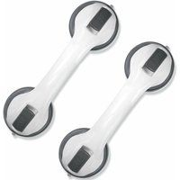 Petites Ecrevisses - 2er Pack Haltegriff Bad mit Saugnapf 30cm Sicherheitsgriffe Rutschfester Haltegriff Dusche für Senioren Kinder Grau Petites Ecrevisses - 2er Pack Haltegriff Bad mit Saugnapf 30cm Sicherheitsgriffe Rutschfester Haltegriff Dusche für Senioren Kinder Grau von PETITES ECREVISSES