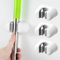 Petites Ecrevisses - 3 pcs Besenhalterung Kunststoff Besenmopphalter Organizer Wandmontage Gerätehalter Besenhalter für Garage Küche Badezimmer Petites Ecrevisses - 3 pcs Besenhalterung Kunststoff Besenmopphalter Organizer Wandmontage Gerätehalter Besenhalter für Garage Küche Badezimmer von PETITES ECREVISSES