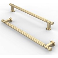 Petites Ecrevisses - 6 Stück Möbelgriffe Modernes Design Küchenschrankgriffe 192mm mit Schrauben Türgriff für Möbel Schränke Kommode Gold von PETITES ECREVISSES