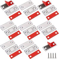 8 Stück Magnetschnäpper Magnete für Schranktüren Selbstklebend Türschließer Möbelmagnete für Schränke Schubladen inkl Schrauben von PETITES ECREVISSES