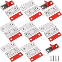 Petites Ecrevisses - 8 Stück Magnetschnäpper Magnete für Schranktüren Selbstklebend Türschließer Möbelmagnete für Schränke Schubladen inkl Schrauben von PETITES ECREVISSES