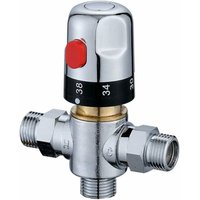 Petites Ecrevisses - G1/2 Thermostatisches Mischventil Wassertemperaturregelung Heiß- und Kaltwasserregler Bleifreies Messing von PETITES ECREVISSES