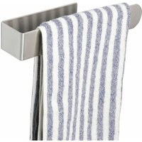 Petites Ecrevisses - Handtuchhalter Ohne Bohren 23cm Selbstklebend Handtuchstange Moderne Design Silber von PETITES ECREVISSES