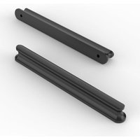 Petites Ecrevisses - Set mit 10 Schwarz Schubladengriffe Metall Schrankgriffe mit Schrauben Moderne Türgriffe für Kommode Küchenschränke von PETITES ECREVISSES