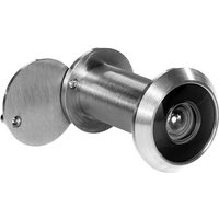 Türspion Weitwinkel 200° mit Sichtschutz 14mm Bohrloch Türbetrachter Guckloch für 35-55mm Türen - Gebürstetes Nickel von PETITES ECREVISSES