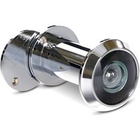 Türspion Weitwinkel 200° mit Sichtschutz 16mm Bohrloch Türbetrachter Guckloch für 35-55mm Türen - Silber von PETITES ECREVISSES