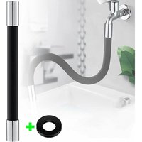 Petites Ecrevisses - Wasserhahn Verlängerung 30cm Universelles Wasserhahn Strahlregler Silikonschlauch Wasserhahn Verlängerungsrohr 360° Flexibel von PETITES ECREVISSES