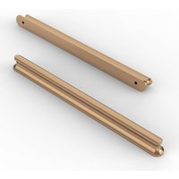 Set mit 10 Gold Schubladengriffe Metall Schrankgriffe mit Schrauben Moderne Türgriffe für Kommode Küchenschränke Schreibtische - 192mm von PETITES ECREVISSES