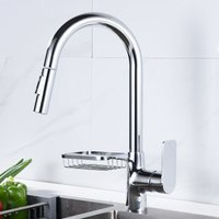 Wasserhahn Küche Mischbatterien Pull Down Küchenarmatur mit Hängekorb Küchenspüle Chrom Wasserhahn Küche Mischbatterien Pull Down Küchenarmatur mit Hängekorb Küchenspüle Chrom von PETITES ECREVISSES