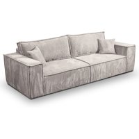 4-Sitzer Schlafsofa mit Bettkasten Isaac Cord Off-White 4-Sitzer Schlafsofa mit Bettkasten Isaac Cord Off-White von PETITS-MEUBLES