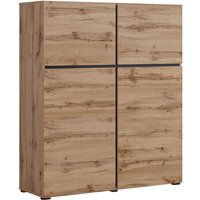 Buffet Lilia mit 4 Türen, Holzoptik, 119cm von PETITS-MEUBLES