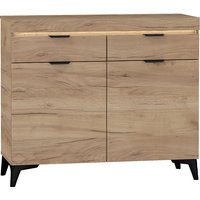Buffet Ruben mit 2 Schubladen und 2 Türen, Holzoptik, 105cm Buffet Ruben mit 2 Schubladen und 2 Türen, Holzoptik, 105cm von PETITS-MEUBLES