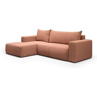 Ecksofa, links umwandelbar, 3-Sitzer, Truhe, Bliss Kupfer Ecksofa, links umwandelbar, 3-Sitzer, Truhe, Bliss Kupfer von PETITS-MEUBLES