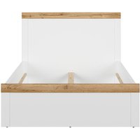 Petits-meubles - Bett 120x200 Hella Weiß und Holz Petits-meubles - Bett 120x200 Hella Weiß und Holz von PETITS-MEUBLES