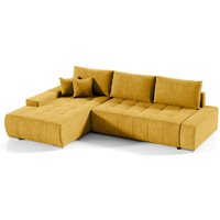 Petits-meubles - Ecksofa, links umwandelbar, 4-Sitzer mit Truhe Jonas Gelb Petits-meubles - Ecksofa, links umwandelbar, 4-Sitzer mit Truhe Jonas Gelb von PETITS-MEUBLES