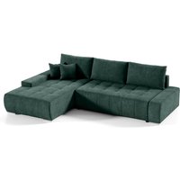 Petits-meubles - Ecksofa, links umwandelbar, 4-Sitzer mit Truhe Jonas Grün Petits-meubles - Ecksofa, links umwandelbar, 4-Sitzer mit Truhe Jonas Grün von PETITS-MEUBLES