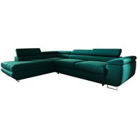 Petits-meubles - Ecksofa, links umwandelbar, 4-sitzig Lyam Tannengrün Petits-meubles - Ecksofa, links umwandelbar, 4-sitzig Lyam Tannengrün von PETITS-MEUBLES