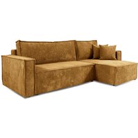 Petits-meubles - Ezekiel Ecksofa, umkehrbar, 3-Sitzer, Cord Gelb Petits-meubles - Ezekiel Ecksofa, umkehrbar, 3-Sitzer, Cord Gelb von PETITS-MEUBLES