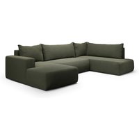 Petits-meubles - U-Sofa 5-sitzig umbaubar Truhe Bliss Tannengrün Petits-meubles - U-Sofa 5-sitzig umbaubar Truhe Bliss Tannengrün von PETITS-MEUBLES