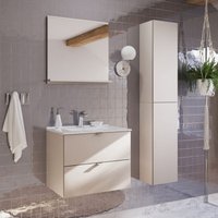 Petits-meubles - Waschtisch und Hängesäule 60cm Azel mit 2 Schubladen, Kaschmir Petits-meubles - Waschtisch und Hängesäule 60cm Azel mit 2 Schubladen, Kaschmir von PETITS-MEUBLES