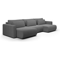 U-Sofa 4-sitzig umbaubar Truhe Evy Grau U-Sofa 4-sitzig umbaubar Truhe Evy Grau von PETITS-MEUBLES