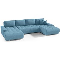 U-Sofa 5-sitzig umbaubar Truhe Jonas Blau U-Sofa 5-sitzig umbaubar Truhe Jonas Blau von PETITS-MEUBLES