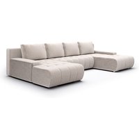 U-Sofa 5-sitzig umbaubar Truhe Jonas Cord Blanc Cassé U-Sofa 5-sitzig umbaubar Truhe Jonas Cord Blanc Cassé von PETITS-MEUBLES