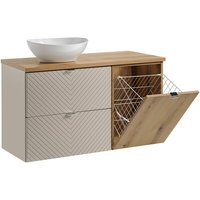 Petits-meubles - Waschtisch 100cm Manoa mit 2 Schubladen, Kaschmir Petits-meubles - Waschtisch 100cm Manoa mit 2 Schubladen, Kaschmir von PETITS-MEUBLES