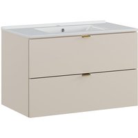 Waschtisch 80cm Azel mit 2 Schubladen, Kaschmir von PETITS-MEUBLES