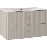 Waschtisch 80cm Izae mit 2 Schubladen, Kaschmir von PETITS-MEUBLES