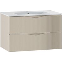 Waschtisch 80cm Tao mit 2 Schubladen, Kaschmir Waschtisch 80cm Tao mit 2 Schubladen, Kaschmir von PETITS-MEUBLES