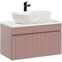 Petits-meubles - Waschtisch 80cm Zelie mit 1 Schublade, Rose Petits-meubles - Waschtisch 80cm Zelie mit 1 Schublade, Rose von PETITS-MEUBLES