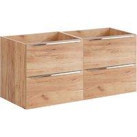 Waschtischunterschrank 120cm April mit 4 Schubladen, Holzoptik von PETITS-MEUBLES
