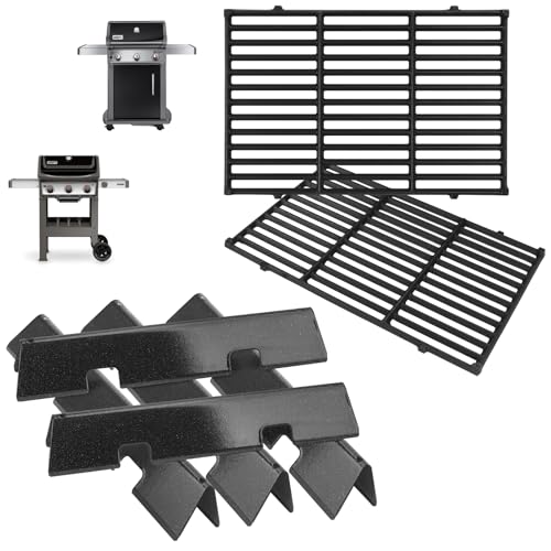 GS4 Spirit 2 Grillteile für Weber GS4 Spirit II Teile Spirit II & I 300 SER Spirit II/I E310 S310 E320 Ersatz für Weber Grillzubehör 67046 7636 68843 Flavorizer Bars, 65906 7638 Grillroste von PETKAO