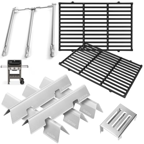 Grillteile für Weber Spirit 2 Grillteile GS4 Spirit II 300 SER E310 Ersatzteile für Weber 7636 69797 67046 Flavorizer Bars, 67060 Heat Deflector, 7638 Roste, 67025 69787 67103 Brennerrohre von PETKAO