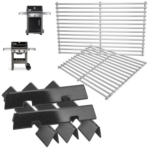 Spirit Grillteile für Weber GS4 Spirit II/I 300 SER Grillteile für Weber Grillteile Spirit 2 E310 S310 E320 S320 Ersatz für Weber Grillroste 7638 65906, Flavorizer Bars 7636 67046 69797 68843 von PETKAO