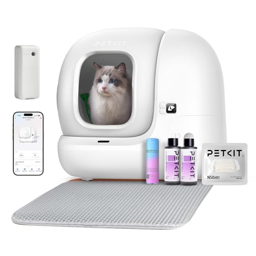 PETKIT Pura Max 2 Selbstreinigende Katzentoilette, 76L Katzenklo Selbstreinigend,xSecure,Geruchsbeseitigung,App-Steuerung,Große Fassungsvermögen,Automatisches Katzenklo für Mehrere Katzen PETKIT Pura Max 2 Selbstreinigende Katzentoilette, 76L Katzenklo Selbstreinigend,xSecure,Geruchsbeseitigung,App-Steuerung,Große Fassungsvermögen,Automatisches Katzenklo für Mehrere Katzen von PETKIT