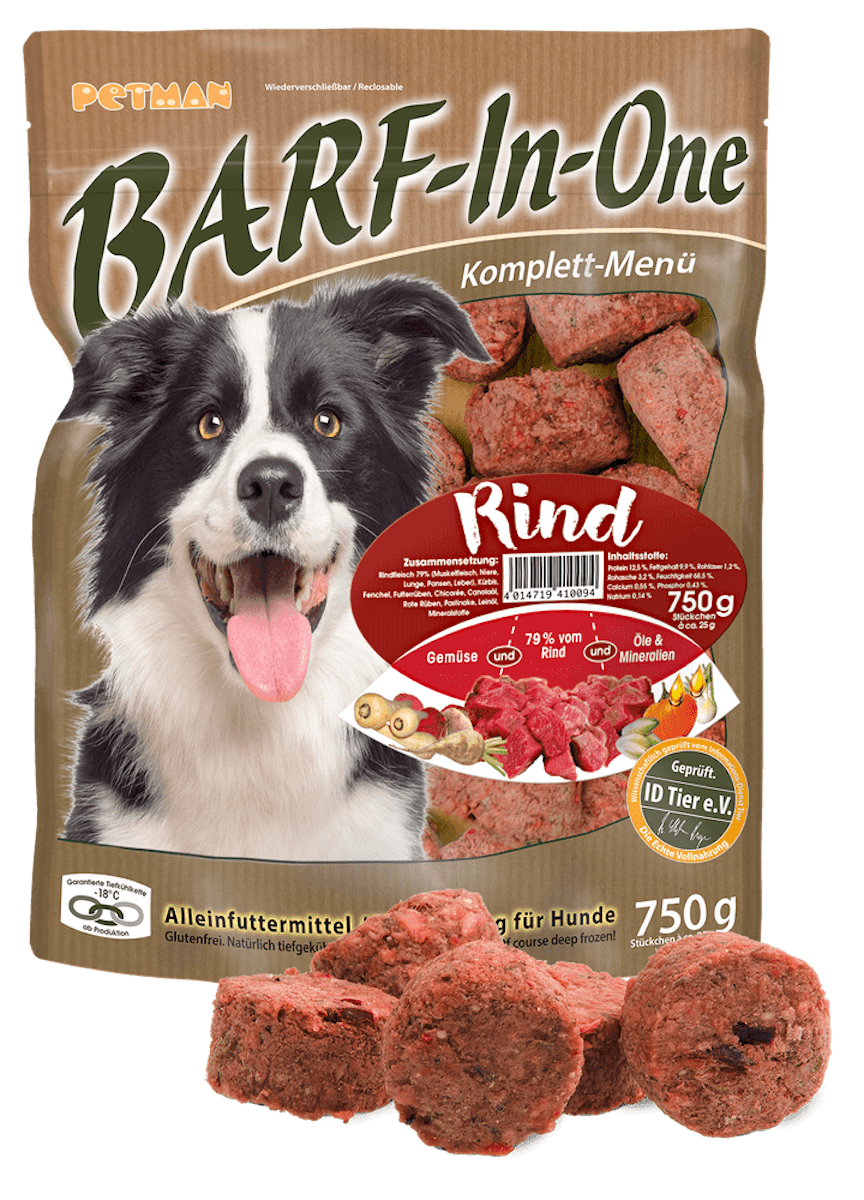 Petman Barf-in-one 750g/1000g Barf in One RIND 750g Petman Barf-in-one 750g/1000g Barf in One RIND 750g von PETMAN