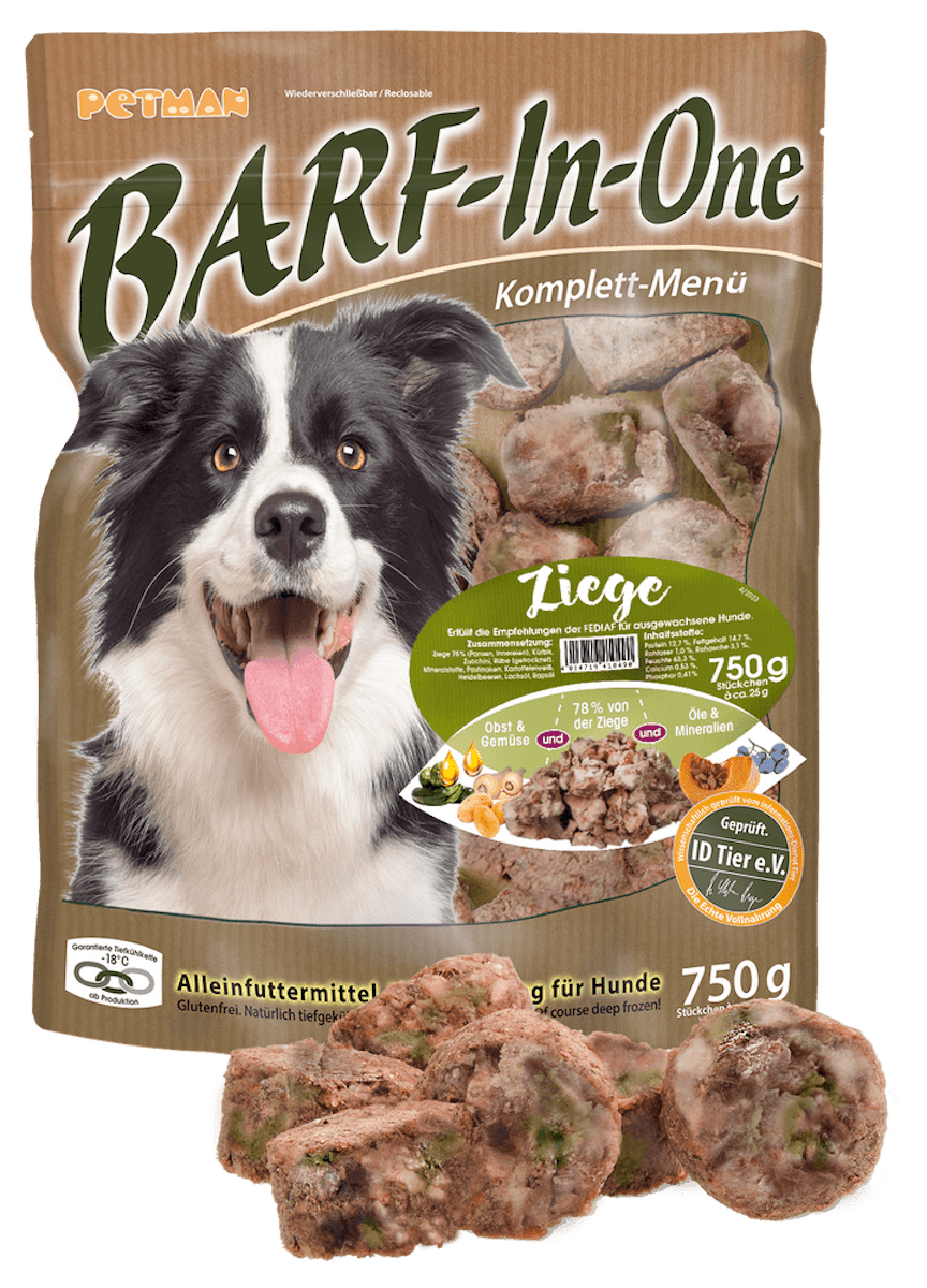 Petman Barf-in-one 750g/1000g Barf in One ZIEGE 750g Petman Barf-in-one 750g/1000g Barf in One ZIEGE 750g von PETMAN