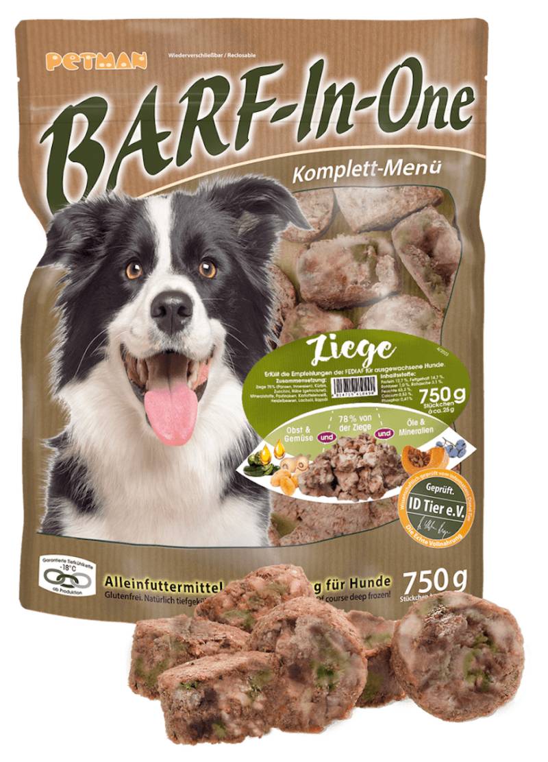 Petman Barf-in-one 750g/1000g Barf in One ZIEGE 750g von PETMAN