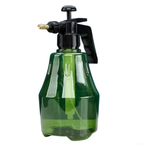 1 5L Drucksprüher mit manueller Pumpe und Dual-Sprühmodi, transparente PET-Konstruktion für einfache Wasserstandsüberwachung in Gartenarbeit und Reinigung (schwärzliches Grün) von PETSTIBLE