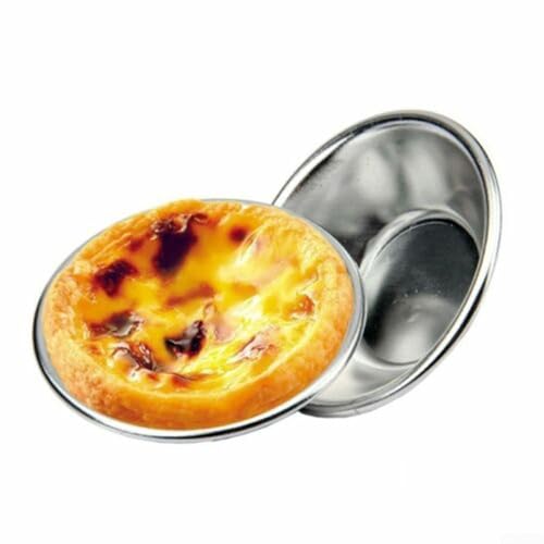 10 Stück Aluminium für Eierkuchen für Formen, perfekt für die Herstellung von Torten, Keksen und Puddings 10 Stück Aluminium für Eierkuchen für Formen, perfekt für die Herstellung von Torten, Keksen und Puddings von PETSTIBLE